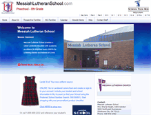 Tablet Screenshot of messiahlutheranschool.com